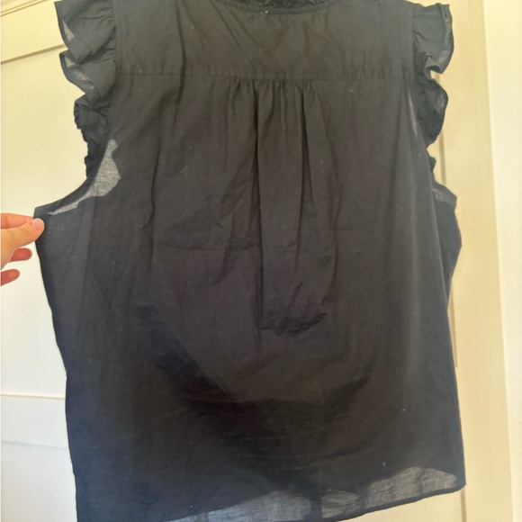 J.Crew Ruffle V-Neck Sleeveless Top - Picture 4 of 5